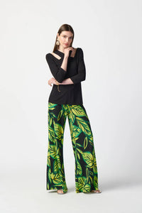 Joseph Ribkoff - Brigh Bamboo Jersey Cutout Fitted Top
