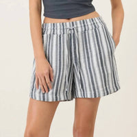 Pact - Cotton Gauze Curved Hem Shorts