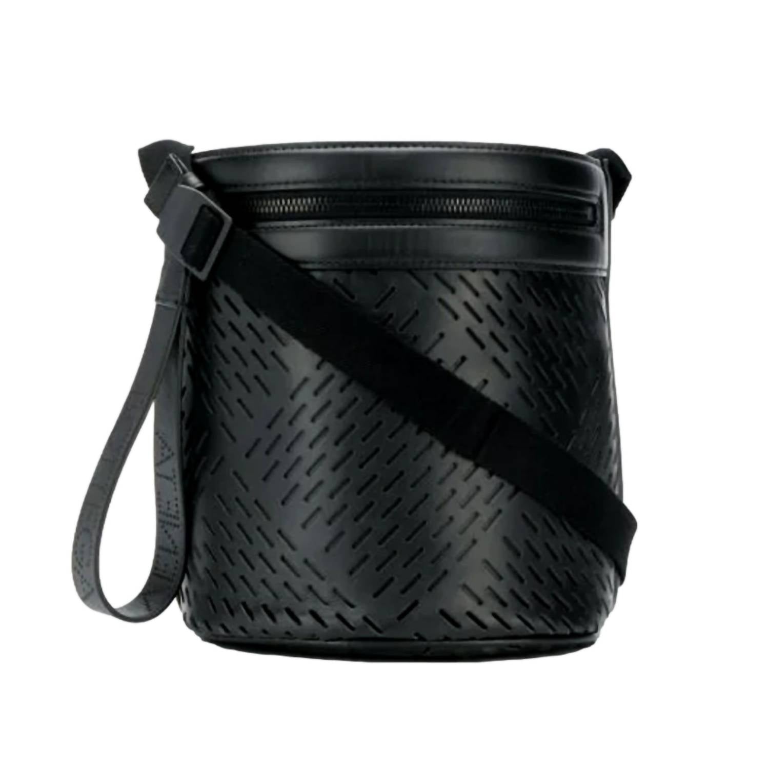 Bottega Veneta - Women's Perforated Leather Drawstring Bucket Crossbody Bag