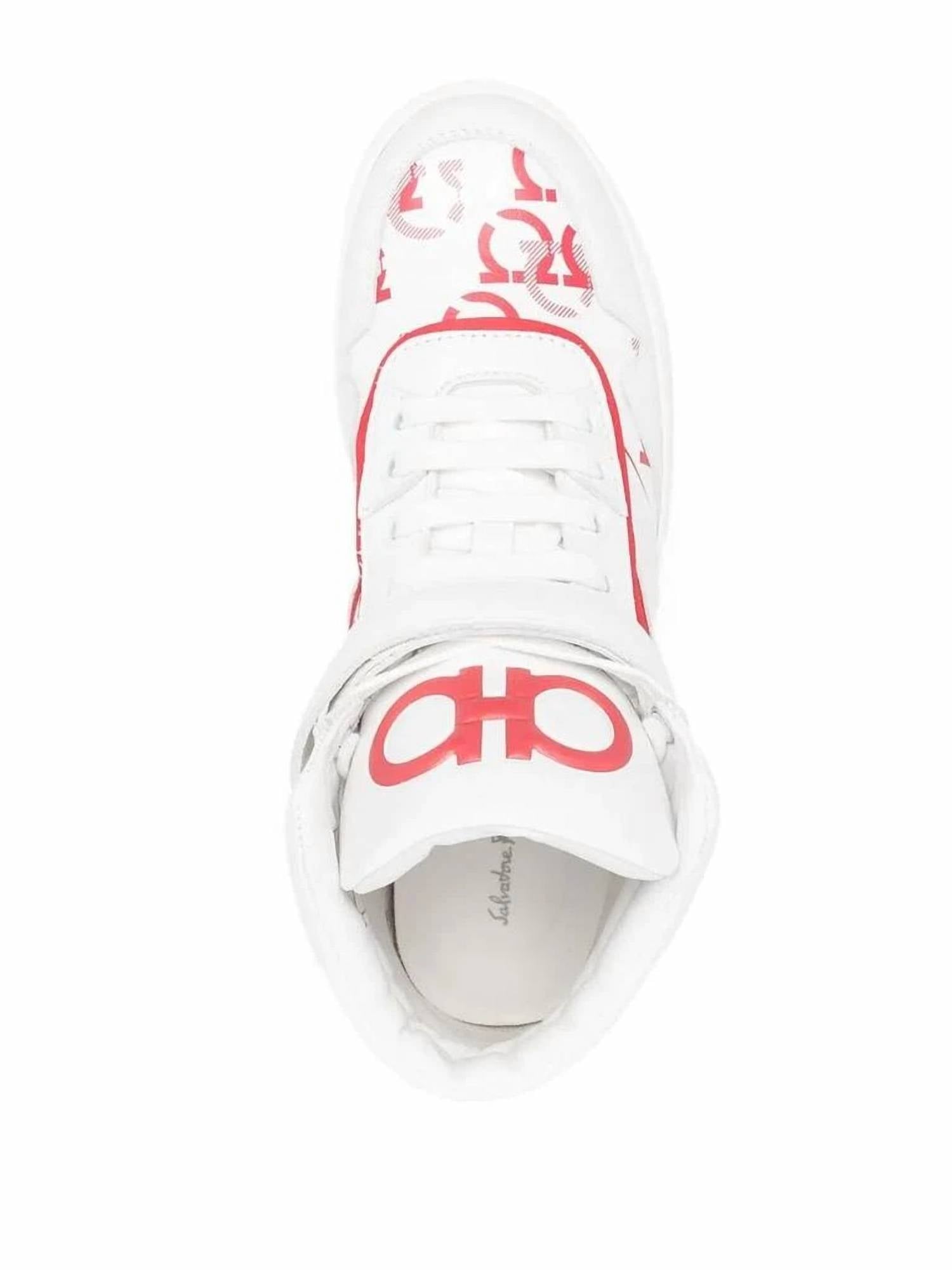 Salvatore Ferragamo - Women's Noe High Top Leather Sneakers