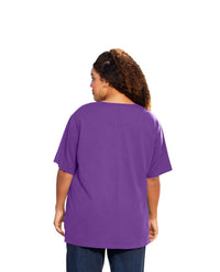 On The Plus Side - Cotton Short Sleeve Tee - Plus