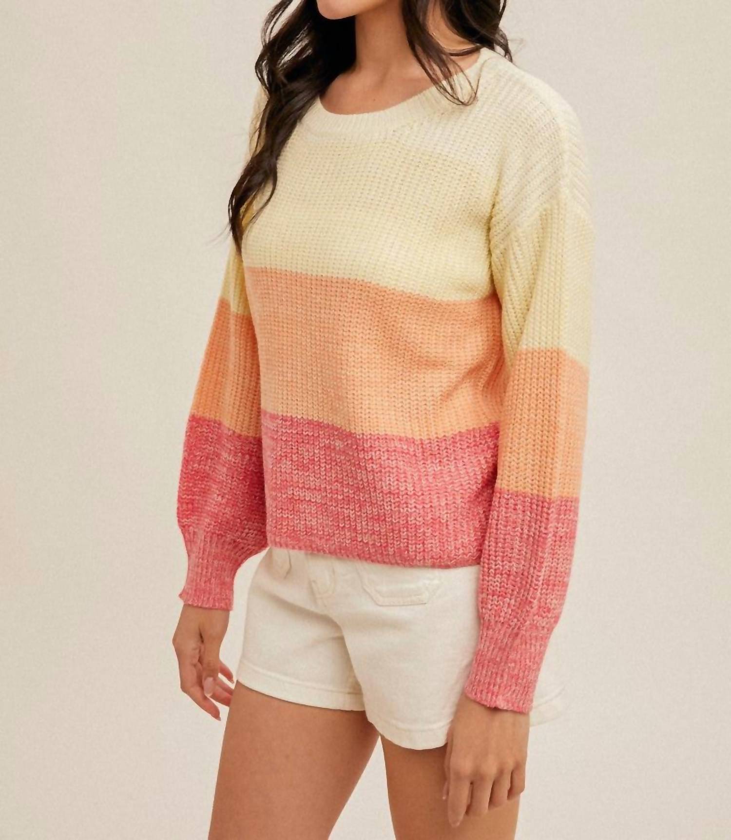 Hem & Thread - Rainbow Match Sweater