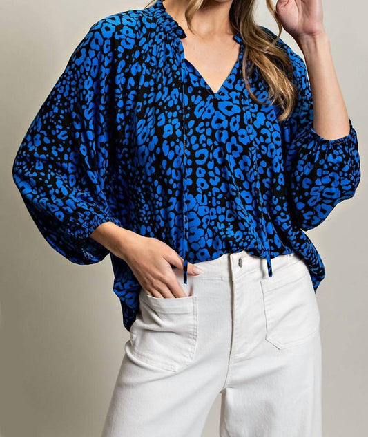 Women's Leopard Print Blouse