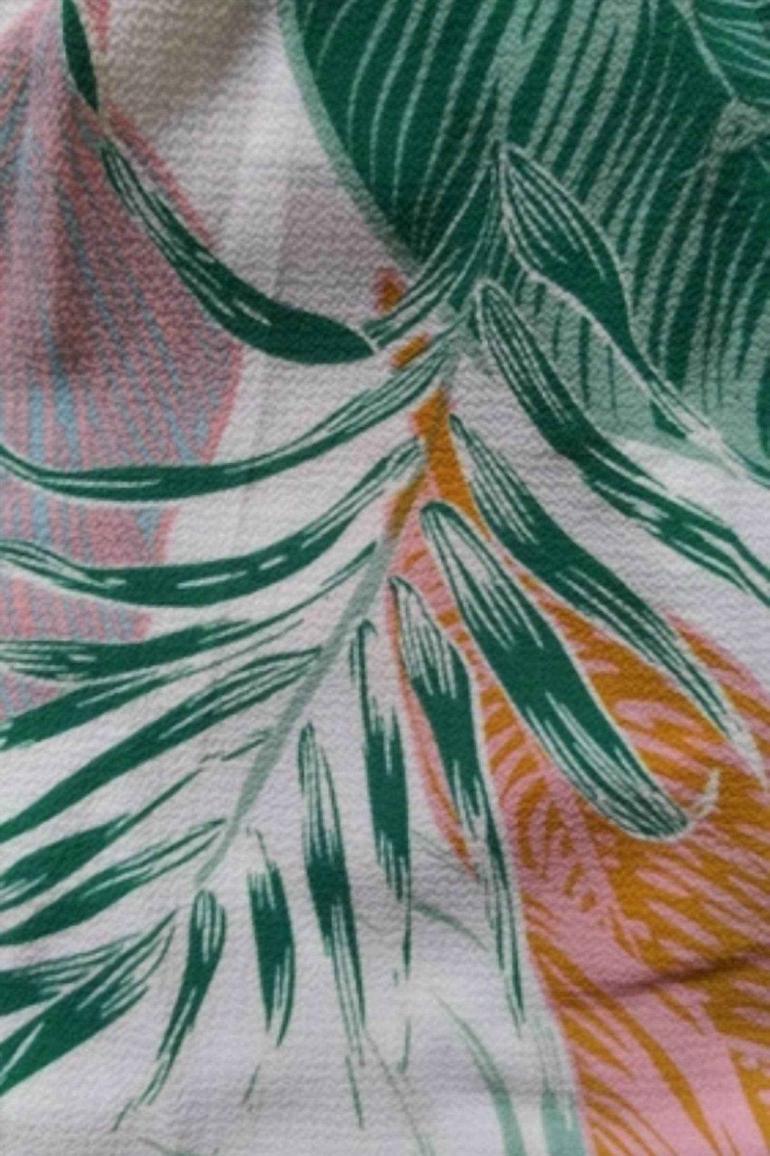 Llove - Tulip Cut Tropical Jumpsuit
