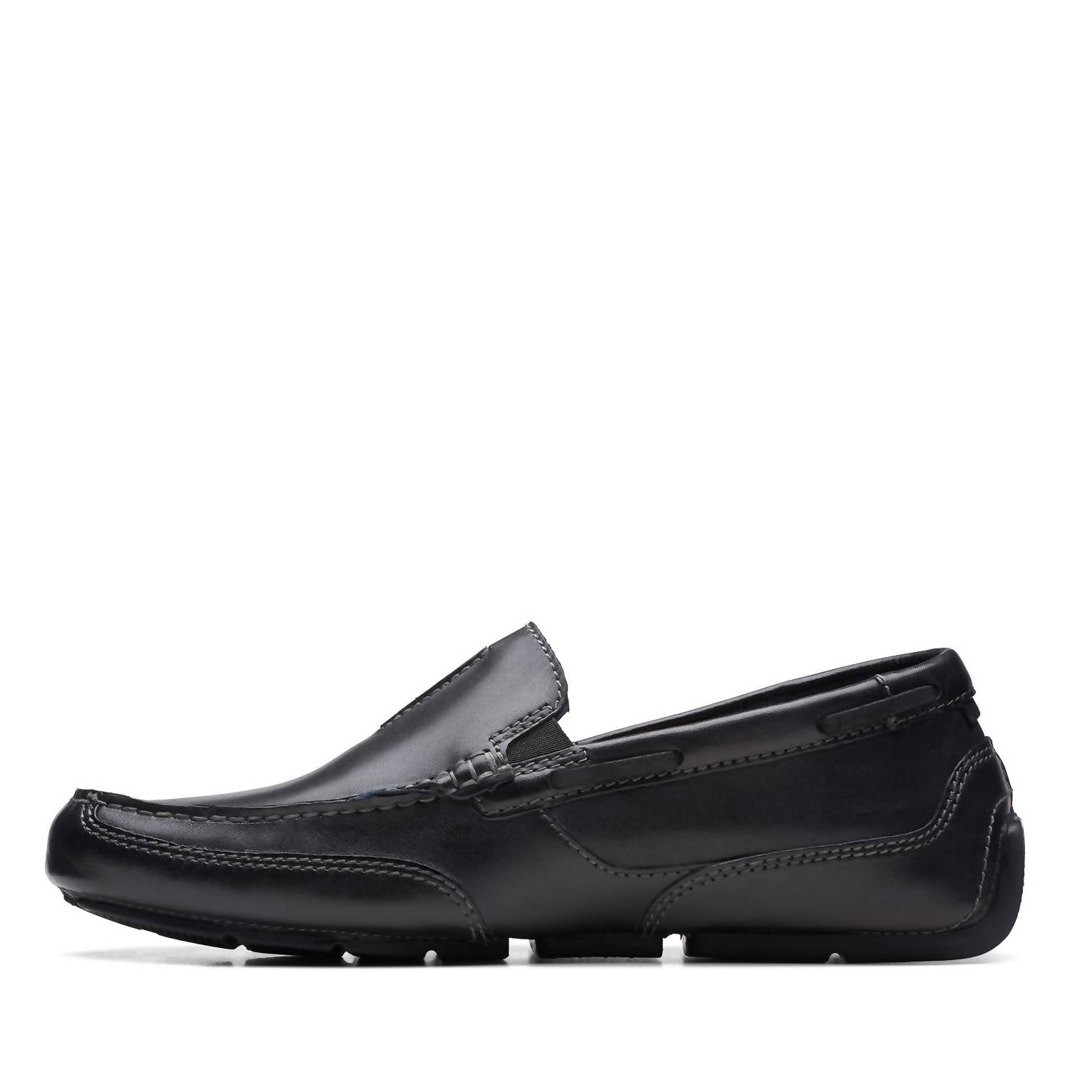 Clarks Men's Markman Seam Shoes in black - men's loafer - view 5
