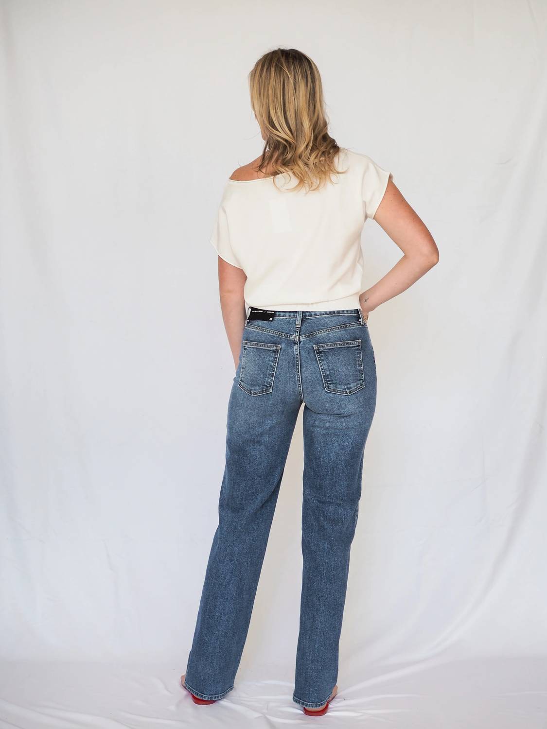 Just Black Denim - Longer Length Straight Jeans