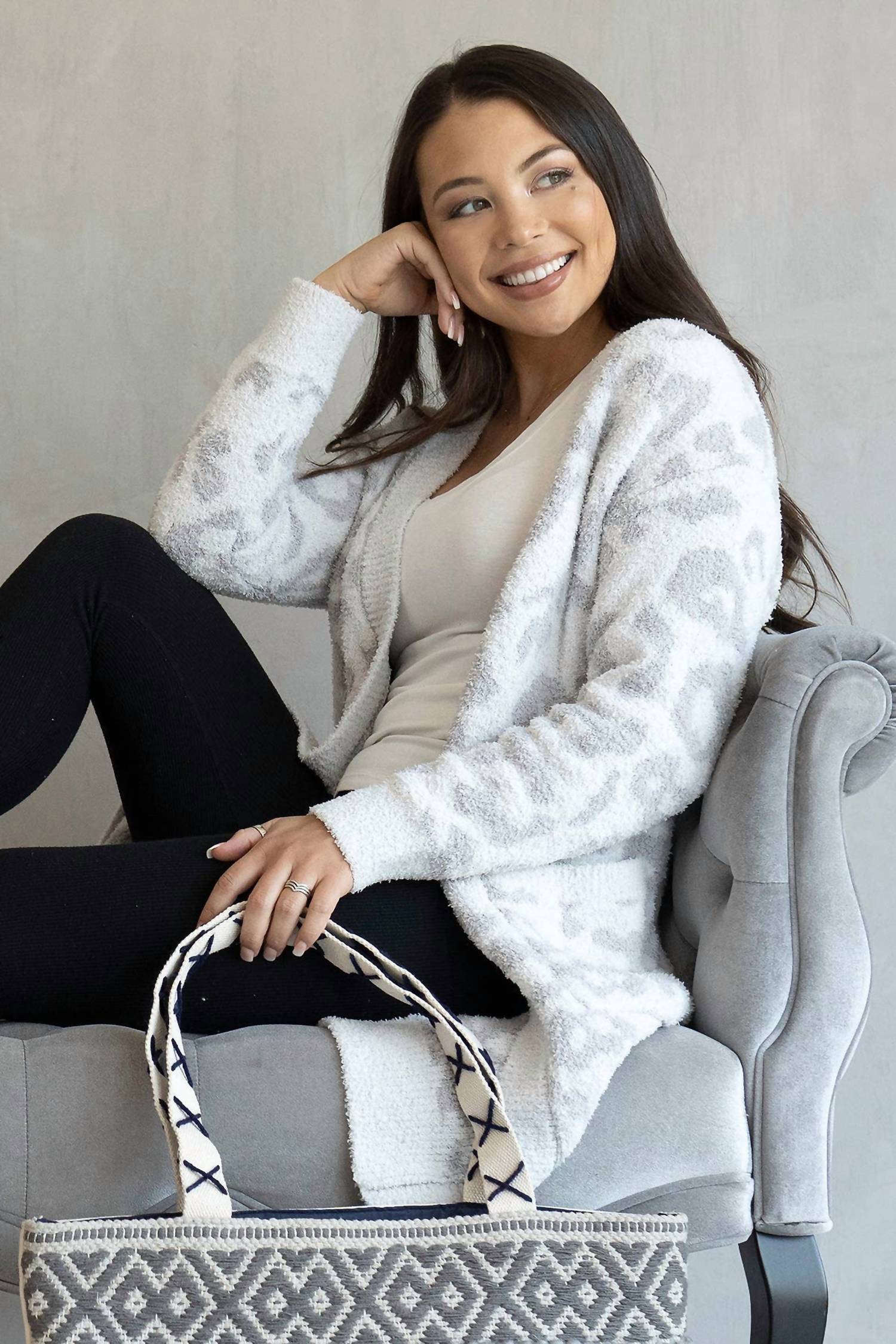 Jen & Co. - Nera Printed Cardigan