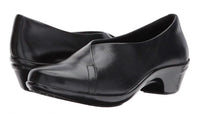 Aravon Women's Kitt Asymmetrical Slip-on Pump in black - women's heels - alternate view