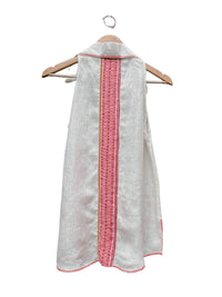 Alamwar - Manju Tomato Embroidery Top