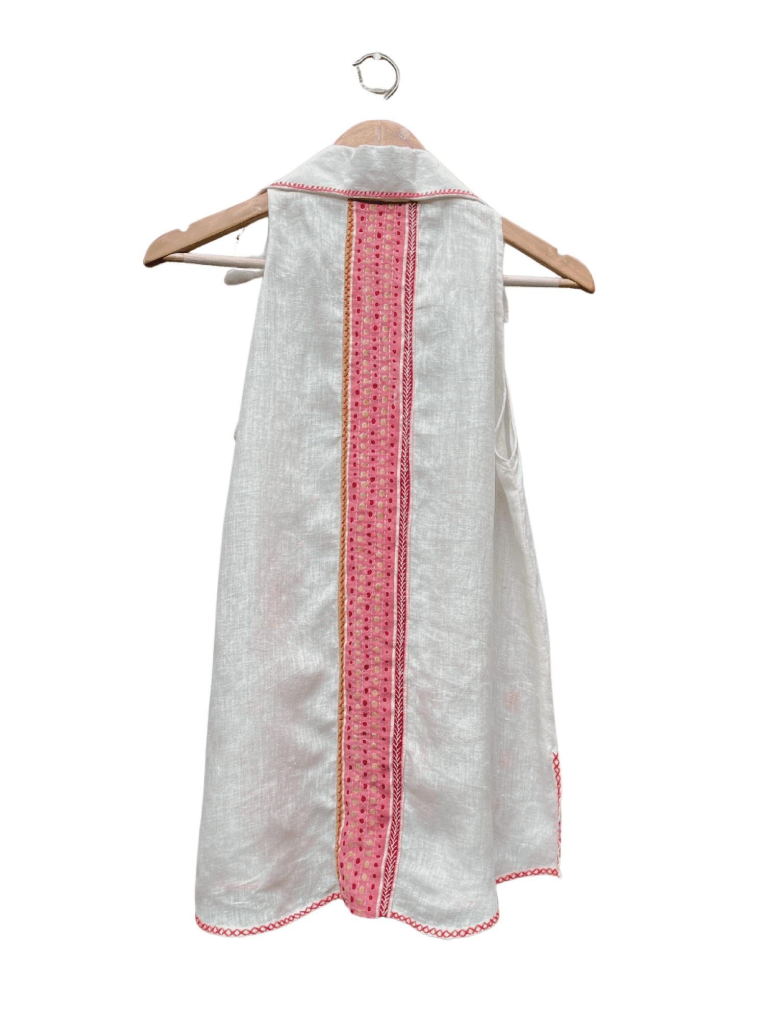 Alamwar - Manju Tomato Embroidery Top