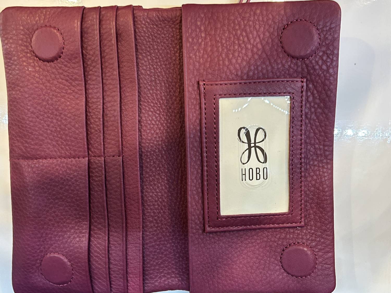 Hobo - lumen continental pebble grain wallet
