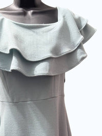 SHE + SKY Women's Milli Mini Dress in blue - women's dress - detail view