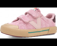 Victoria - Kid's Tribu Wide Fit Split Leather & Contrast Sneakers