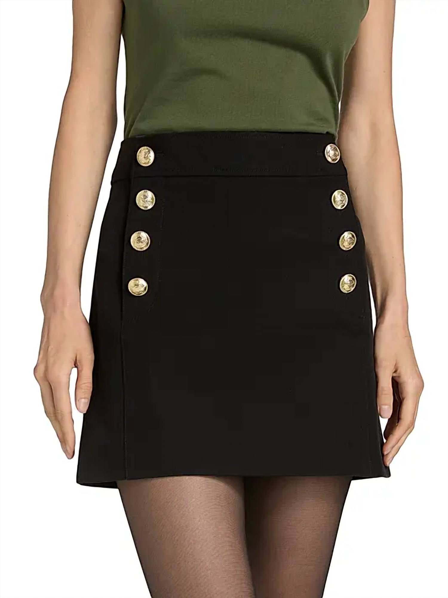 Derek Lam 10 Crosby - Reyna Stretch Crepe Mini Skirt