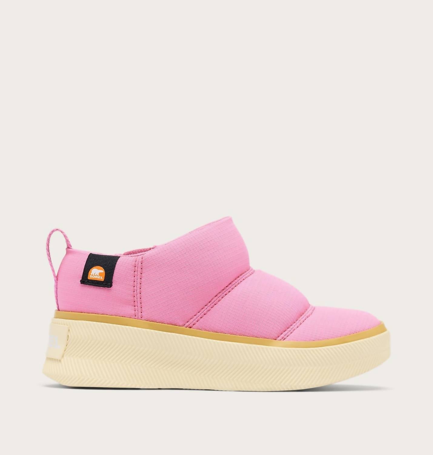 SOREL Youth Out N About Iv Mini Puffy Boots in orchid honey white - kids' boots