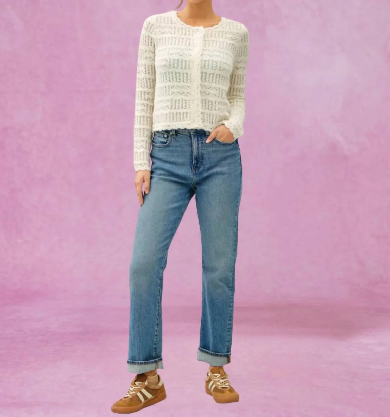 Be Cool - Crochet Knit Layering Cardigan