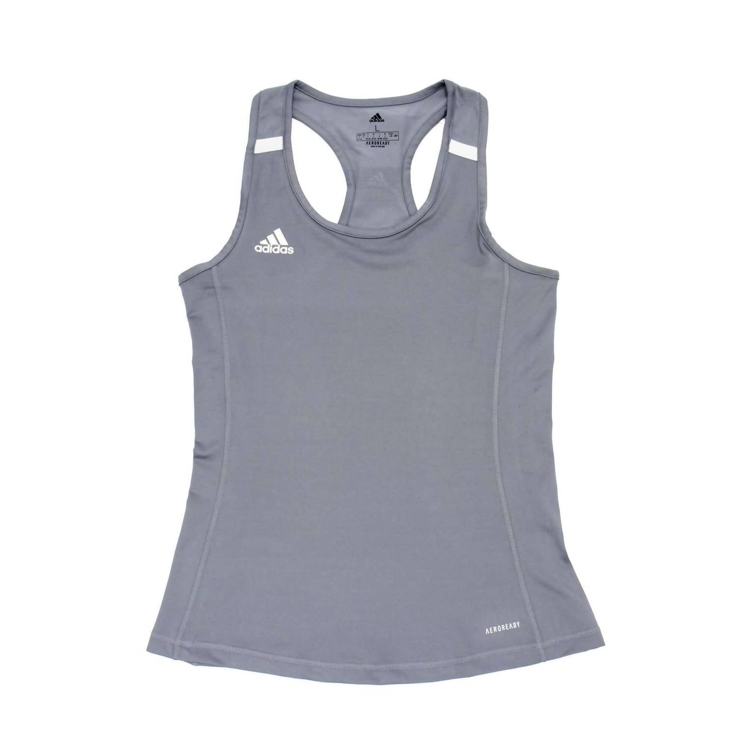 adidas Women's Team 19 Pull-on Tank Top in grey - women's tank top
