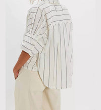 Free People - Seaside Cotton Stripe Shirt
