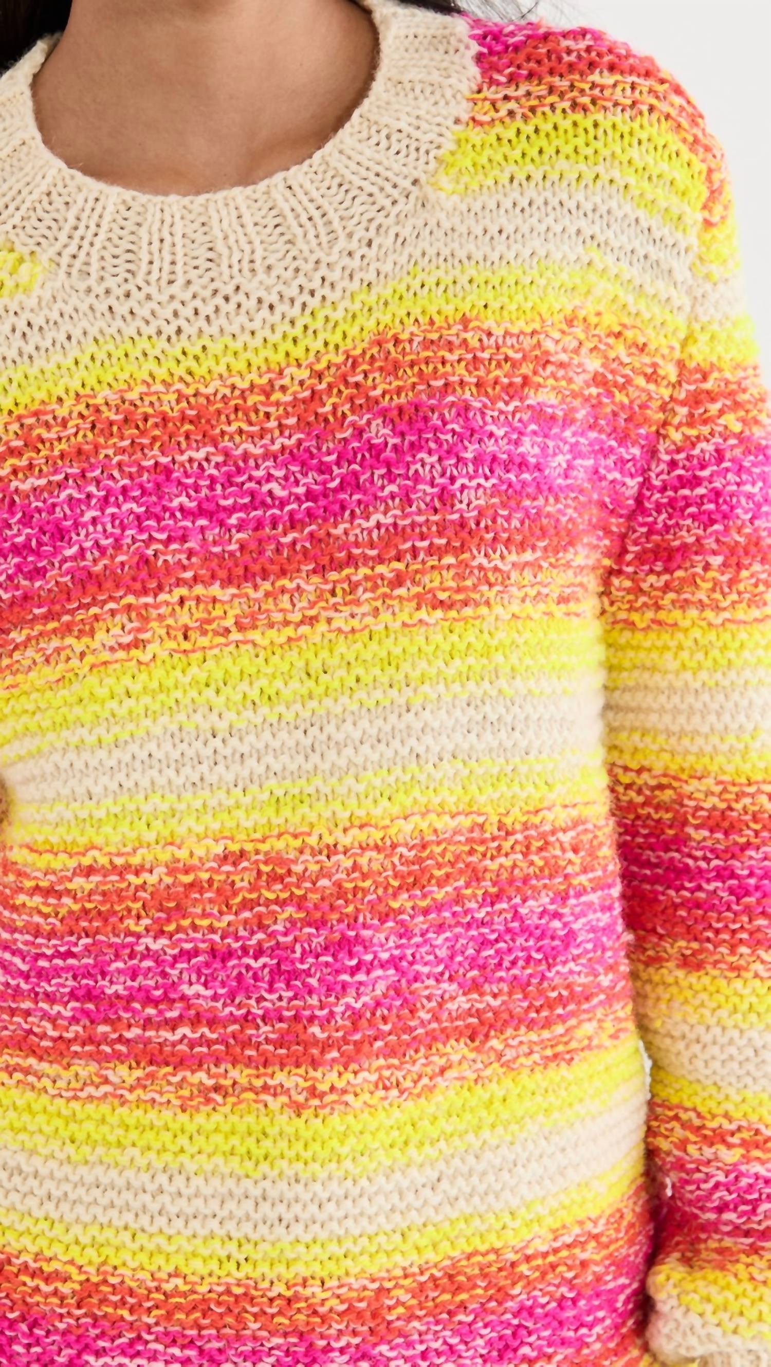 Agr - Stripped Wool Sweater