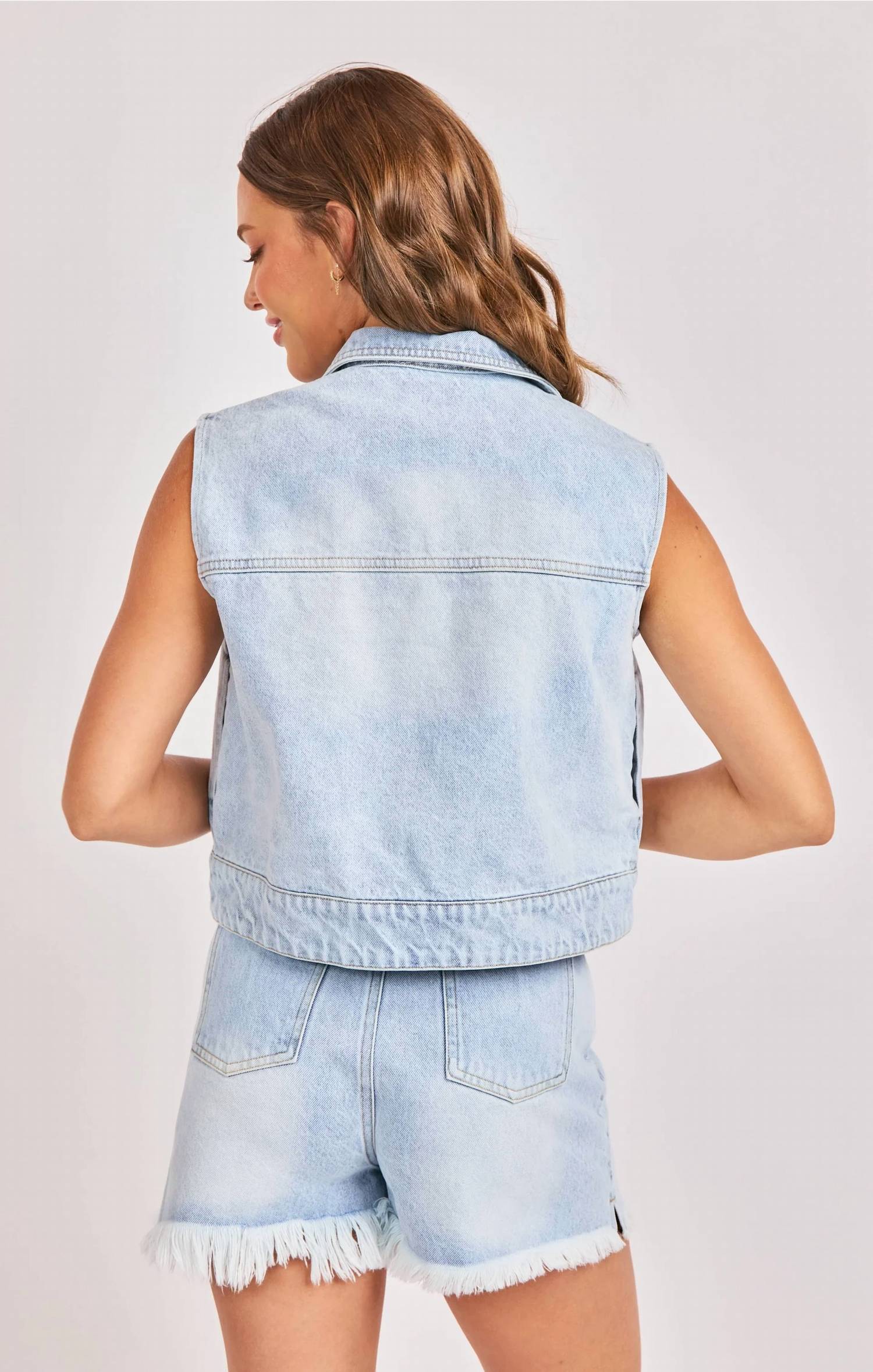 Sadie & Sage - Getaway Denim Vest