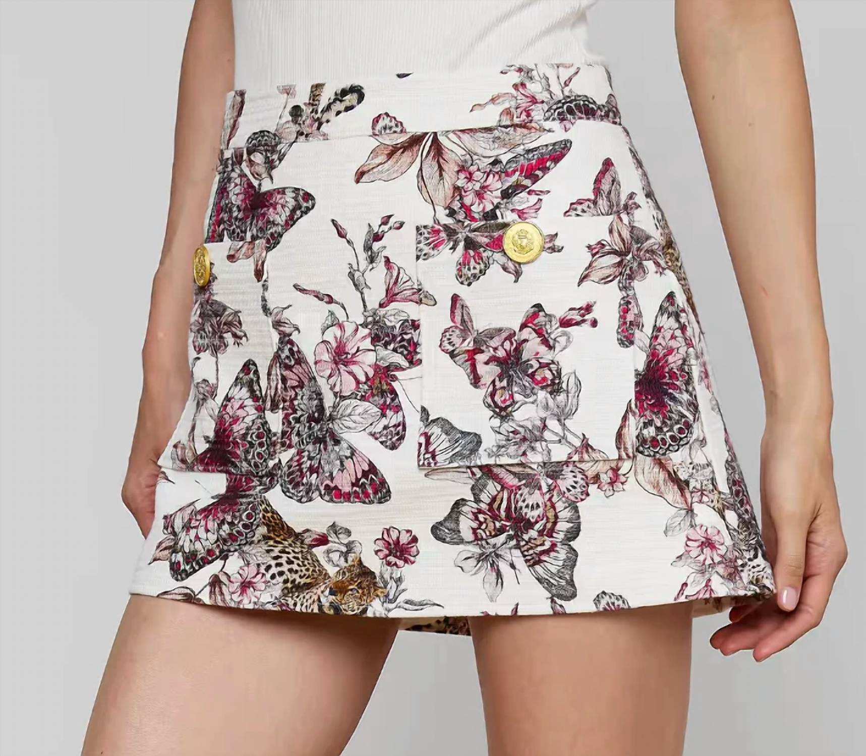 L'Agence - Cyra Low Rise Mini Skirt