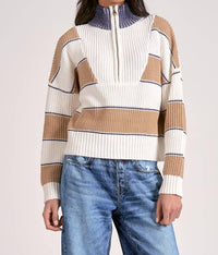 Elan - Hampton Quarter Zip Sweater