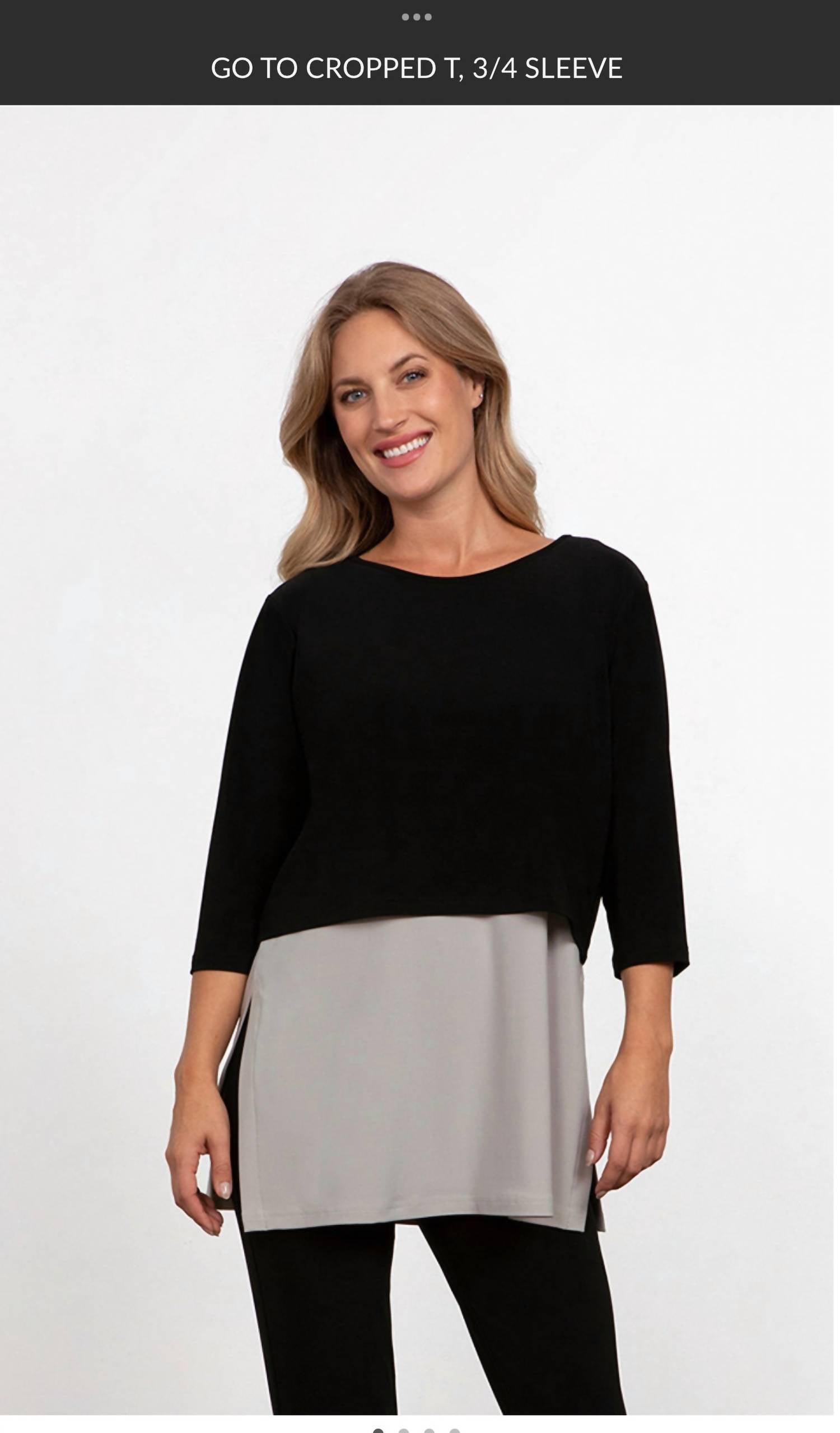 Sympli - Go To Cropped Top