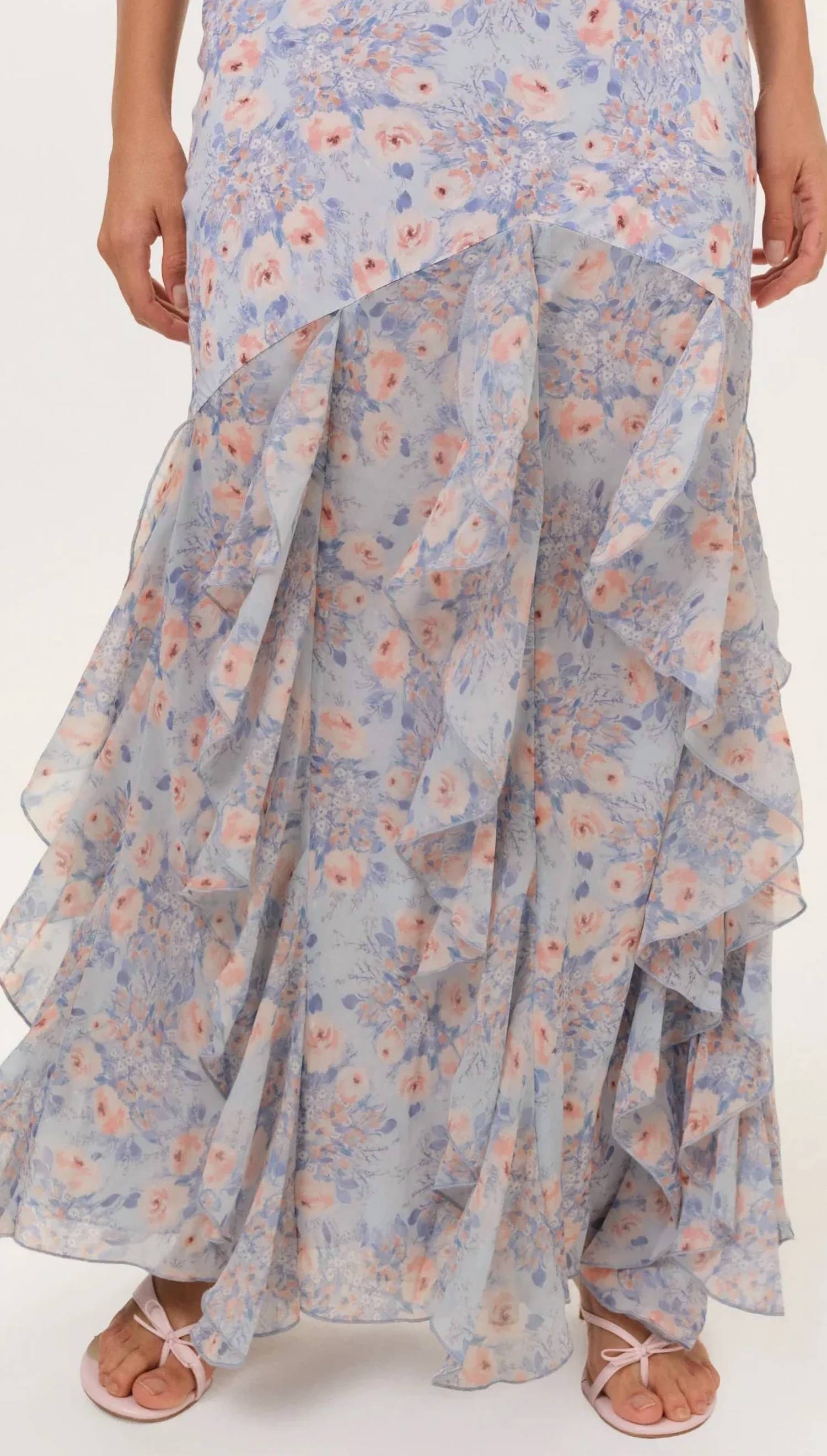 For Love & Lemons - Elea Floral Maxi Dress