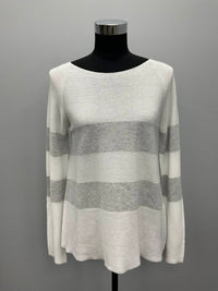 Hubert Gasser - STRIPED COTTON SWEATER