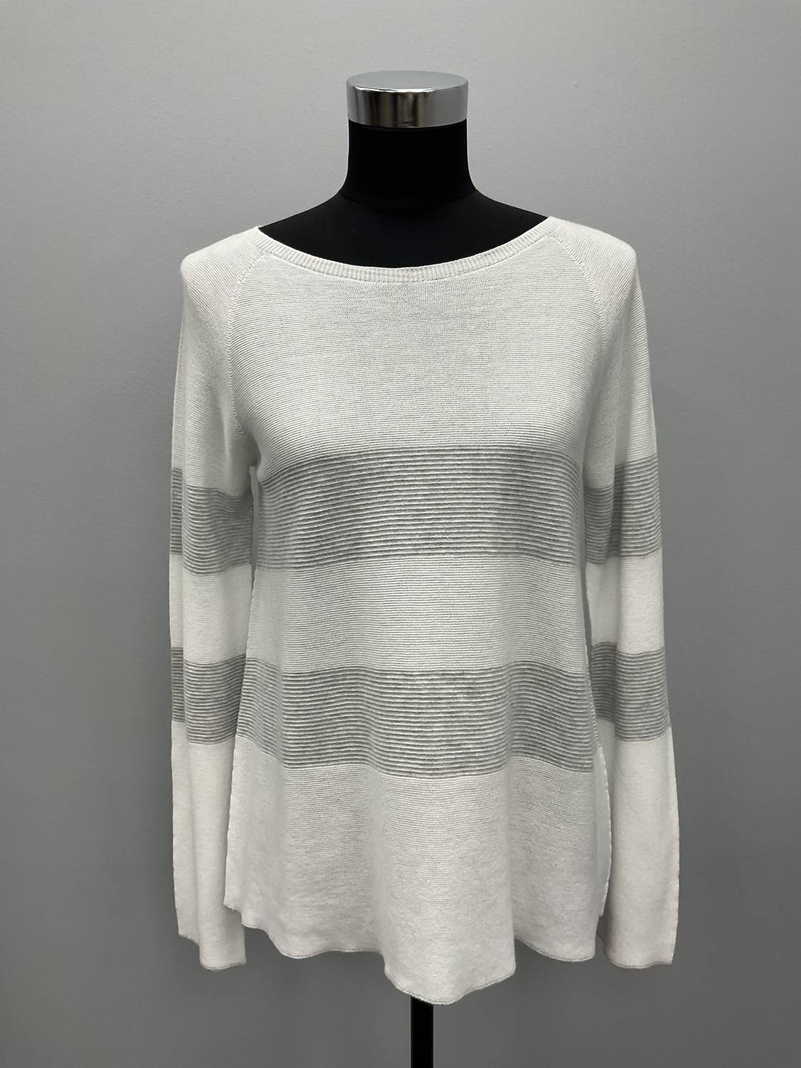 Hubert Gasser - STRIPED COTTON SWEATER