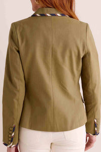 Fate by LFD Arianna Army Blazer in olive green - women's jacket - alternate view