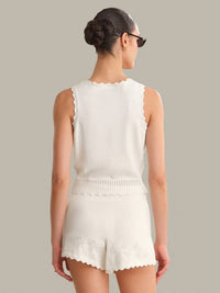 525 America - Valentine Button Down Sleeveless Top
