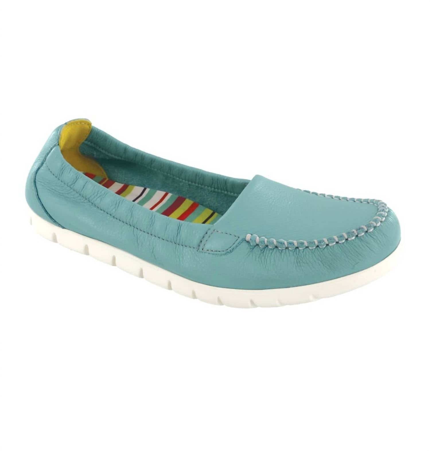 SAS Women's Sunny Slip On Loafer in teal - women's flats