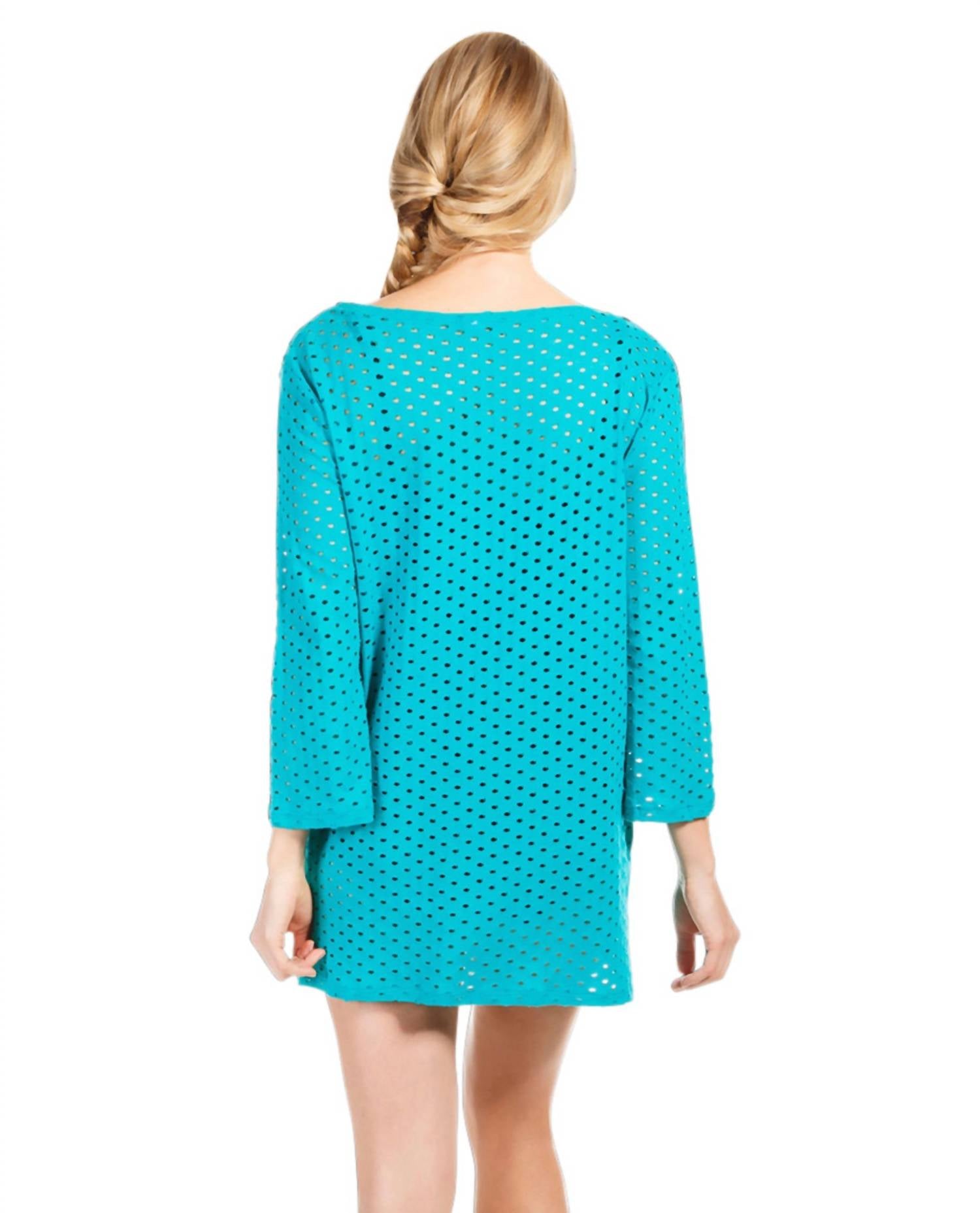 Eco Swim - Jacquard 3/4 Sleeve Tunic