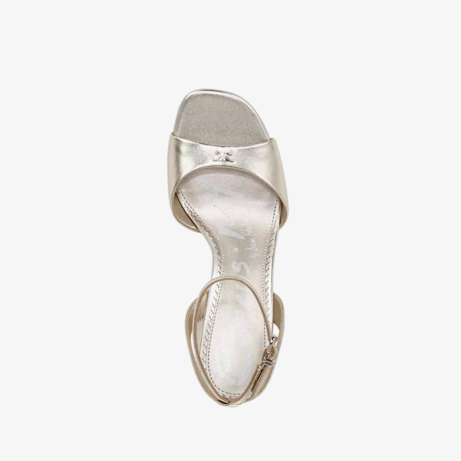 Circus.NY Women's Aria Block Heel Sandal in gold - women's sandal - alternate view