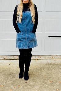 BluIvy The Millie Denim Dress in blue - women's dress - view 5