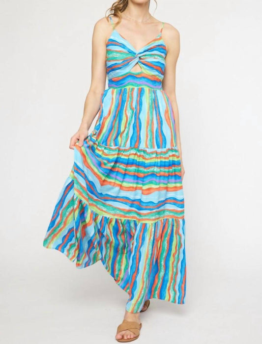 Stripe Maxi Dress