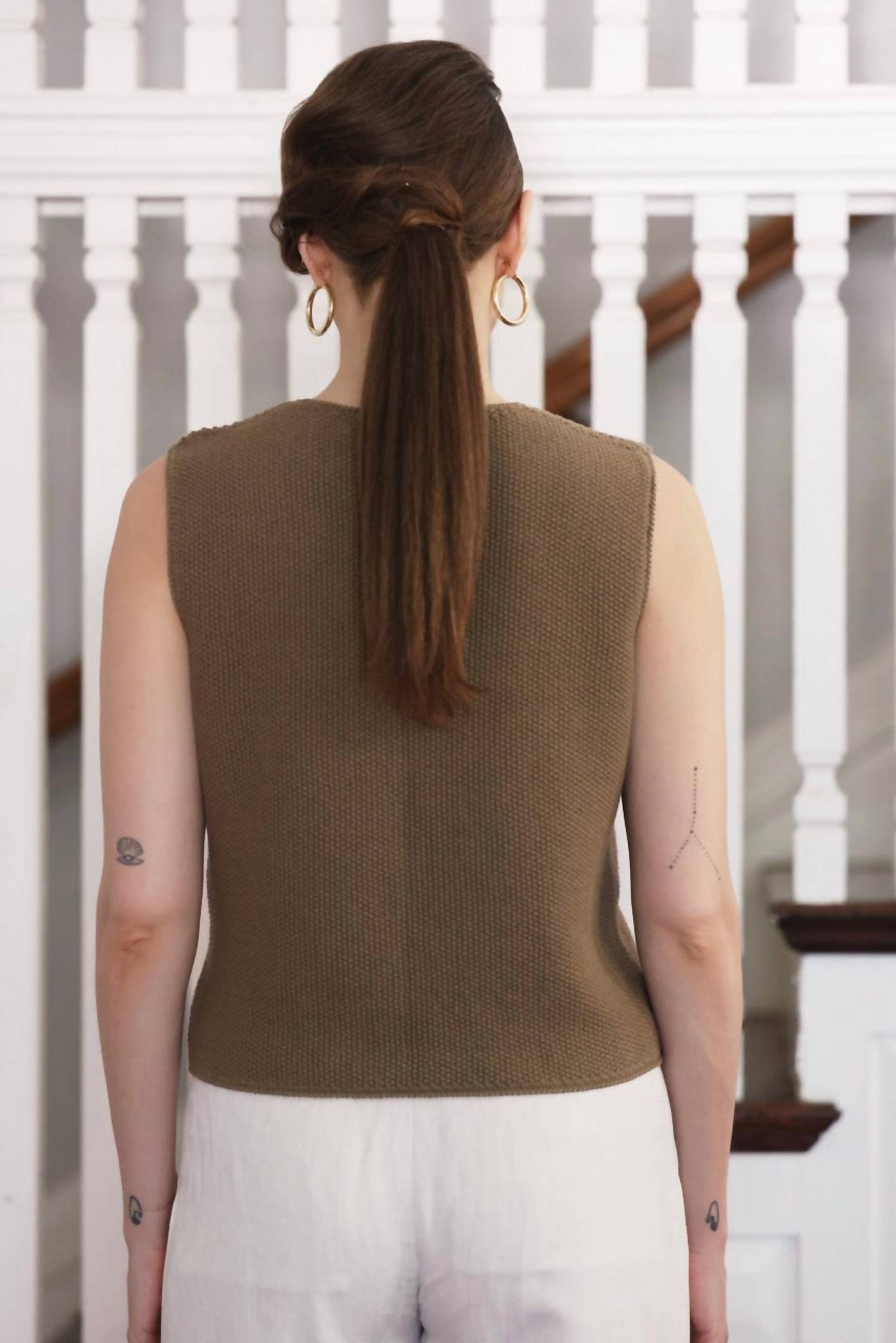 Rose Velvet - Lola Pima Cotton Vest
