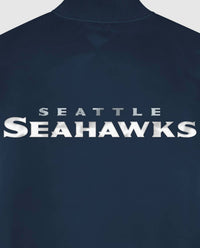 Starter - Men's Seattle Seahawks Satin Full-snap Jacket