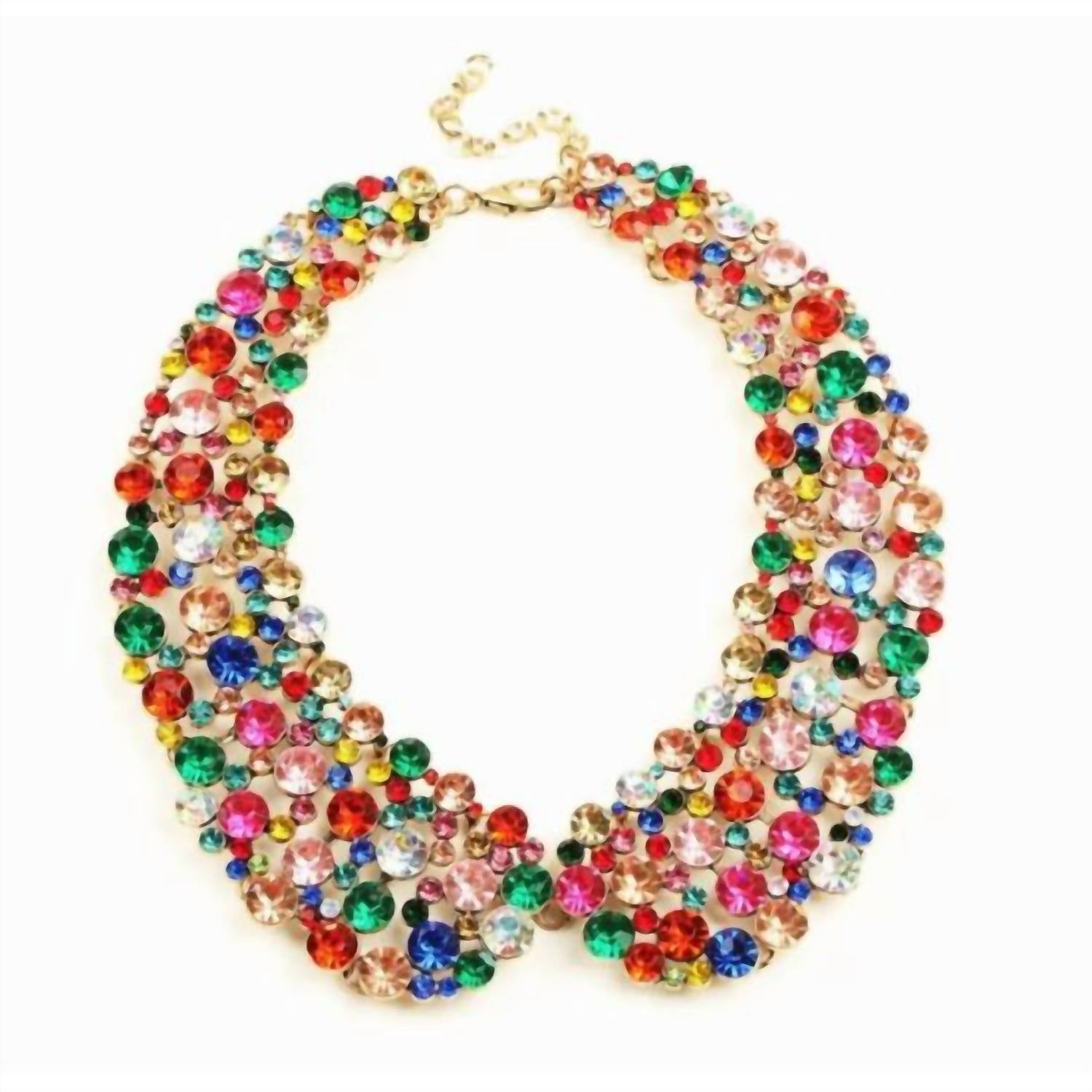 Eye Candy Los Angeles - Women's Crystal Statement Collar Necklace