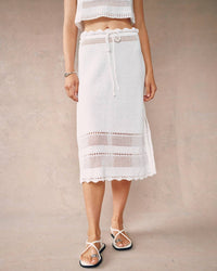 Bella Dahl - Crochet Midi Skirt