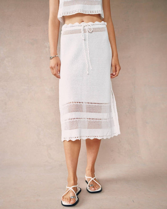 Bella Dahl - Crochet Midi Skirt