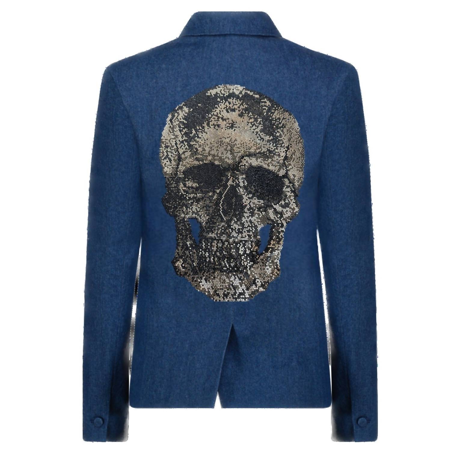Hipchik - Women's Crystal Skull Blazer