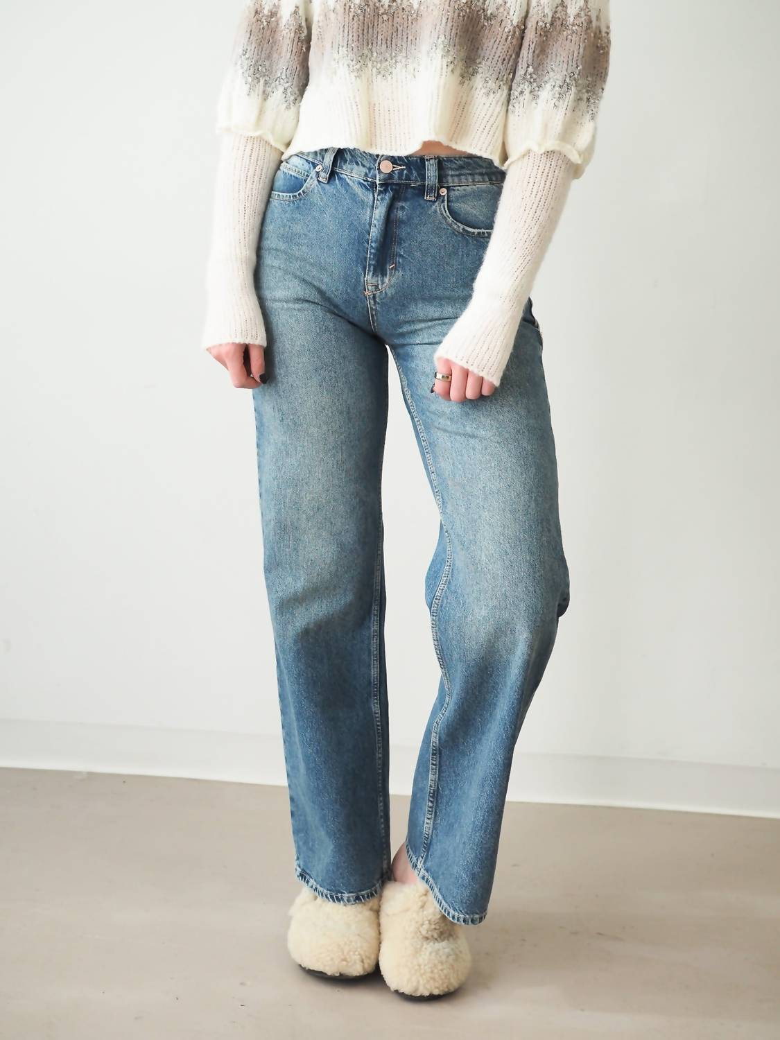 Free People - Tinsley Baggy High Rise Jean