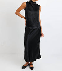 Bella Dahl - Sleeveless Scarf Neck Blouse