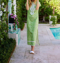 Bella Tu - Printed Cotton Caftan Dress