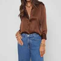 L'Agence - Dani Silk Blouse