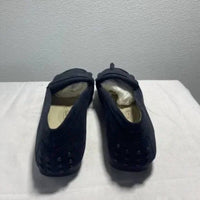 Amalfi by Rangoni Women's Dannola Kiltie Penny Loafer in navy - women's flats - detail view