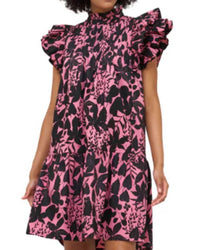 Oliphant - Pintuck Ruffle Mini Dress