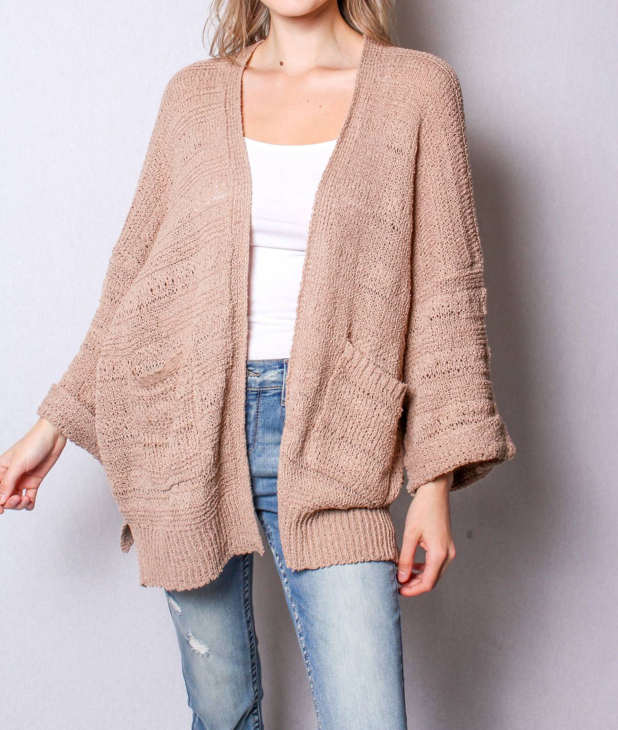 Good Stuff Apparel - Open Front Cardigan